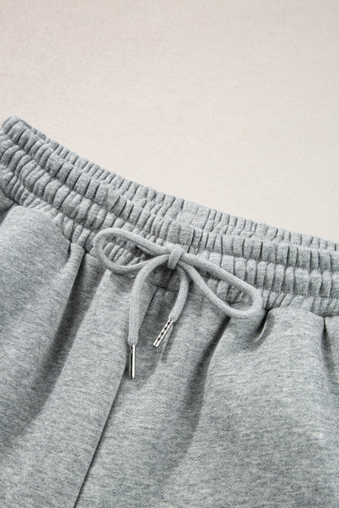 Side Striped Round Neck Top and Pants Active Set - Odaingerous